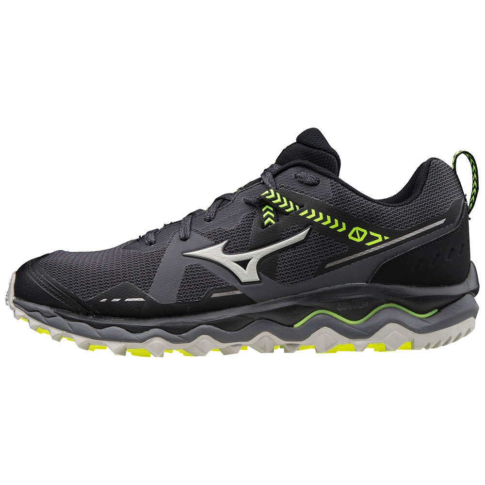 Mizuno Wave Mujin 7 Férfi Terepfutó Cipő Fekete CMK340715